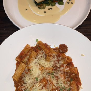 Bugatti's Steak & Pasta - Rigatoni and Sea Bass - Steakhouses Near Me - St. Charles, Missouri