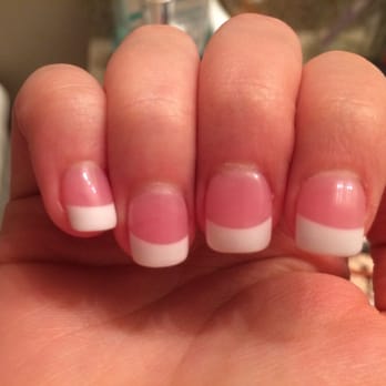 Blossom Nails - Crooked/very thick french pointer finger. - Nail Salons Near Me - Frisco, Texas Blossom Nails - Crooked/very thick french pointer finger. - Nail Salons Near Me - Frisco, Texas