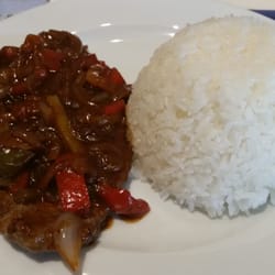 Donde Luis - La Bandera - Bistec with Rice and Beans