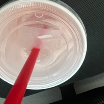 Tropical Smoothie Cafe - A good size plastic inside my smoothie. No telling how much is in the drink. - Juice Bars & Smoothies Near Me - Stafford, Texas Tropical Smoothie Cafe - A good size plastic inside my smoothie. No telling how much is in the drink. - Juice Bars & Smoothies Near Me - Stafford, Texas
