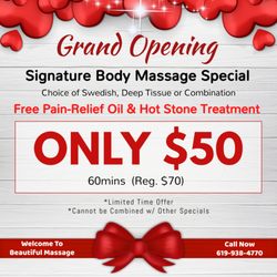 Beautiful Massage - Walk-in & Appointment Welcome