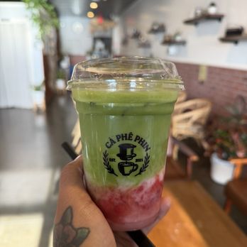 Ca Phe Phin - Strawberry matcha - Coffee & Tea Near Me - Sacramento, California