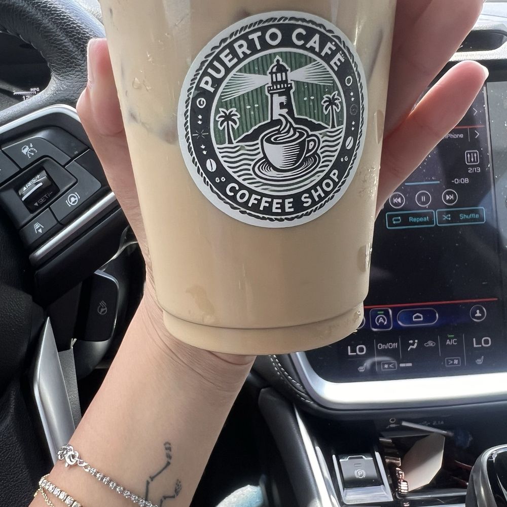 Puerto Café - Ice coffee with brown cinnamon syrup - Coffee & Tea Near Me - Harlingen, Texas Puerto Café - Ice coffee with brown cinnamon syrup - Coffee & Tea Near Me - Harlingen, Texas