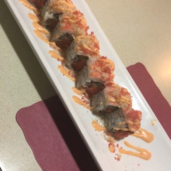 Koja Korean BBQ and Sushi - Sushi roll with shrimp, tuna and such...ask Ash what it is. Lol - Sushi Bars Near Me - Easton, Pennsylvania Koja Korean BBQ and Sushi - Sushi roll with shrimp, tuna and such...ask Ash what it is. Lol - Sushi Bars Near Me - Easton, Pennsylvania