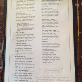 The Floridian - Menu - Southern Near Me - Saint Augustine, Florida The Floridian - Menu - Southern Near Me - Saint Augustine, Florida