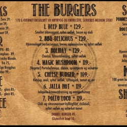 Chow Burgers - Menyen