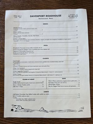 Menu photo 5 Davenport Roadhouse Davenport, CA