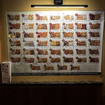 Golden Crown Amherst Chinese Restaurant - a large menu - Chinese Near Me - Amherst, Ohio Golden Crown Amherst Chinese Restaurant - a large menu - Chinese Near Me - Amherst, Ohio