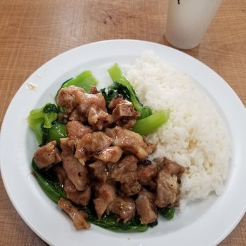 Yummy BBQ Kitchen - Pork Spareribs with Vegetables. With complementary soup in the cup! - Chinese Near Me - San Francisco, California