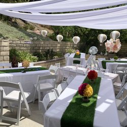 Coco's Party Rentals - Rental chairs and tables for adults.