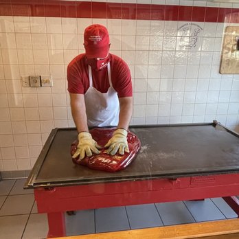Schimpff's Confectionery - Cousin Steve making cinnamon candy - Candy Stores Near Me - Jeffersonville, Indiana Schimpff's Confectionery - Cousin Steve making cinnamon candy - Candy Stores Near Me - Jeffersonville, Indiana