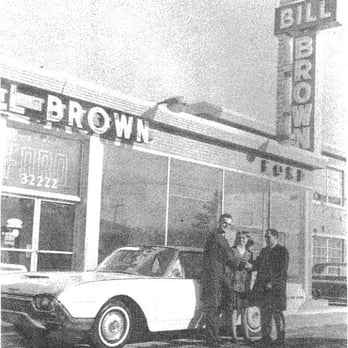 Bill Brown Ford - Bill Brown Ford when we First Opened our Livonia Location in 1954. - Car Dealers Near Me - Livonia, Michigan