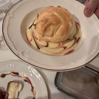 La Foret - Dessert Soufflé Grand Marnier with Crème Anglaise - French Near Me - San Jose, California La Foret - Dessert Soufflé Grand Marnier with Crème Anglaise - French Near Me - San Jose, California