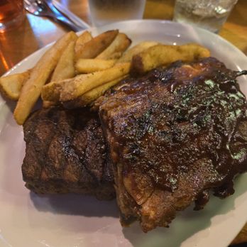 Texas Roadhouse - Ribs and Sirloin combo with steak fries - Steakhouses Near Me - Harrisburg, Pennsylvania