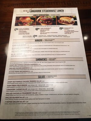 Menu photo 8 LongHorn Steakhouse Frankfort, KY Menu photo 8 LongHorn Steakhouse Frankfort, KY