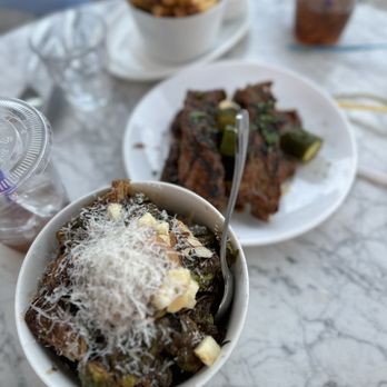 Launderette - Brussel sprouts and pork ribs - New American Near Me - Austin, Texas
