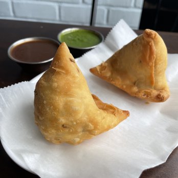 Gazab - Chowpati Samosas ($8) - Indian Near Me - New York, New York Gazab - Chowpati Samosas ($8) - Indian Near Me - New York, New York