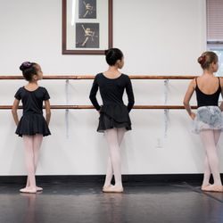 Fusionworks Dance Center - Youth Dancers at the barre