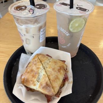 Boba and Broth - Brisket Sandwich ,Lavender Lemonade, Hong Kong Milk Tea - Soup Near Me - Sugar Land, Texas Boba and Broth - Brisket Sandwich ,Lavender Lemonade, Hong Kong Milk Tea - Soup Near Me - Sugar Land, Texas