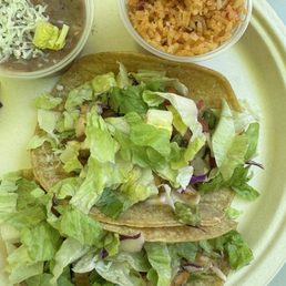 Chicken taco plate Chicken taco plate