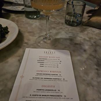 The Select - Dessert menu - Mediterranean Near Me - Sandy Springs, Georgia