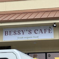 Bessy’s Cafe - Storefront sign