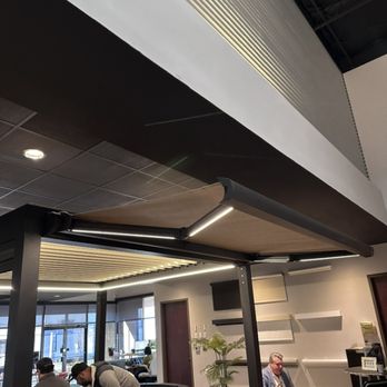 DC Connections - BTX motorized patio awning with linear LED lighting. - Home Theatre Installation Near Me DC Connections - BTX motorized patio awning with linear LED lighting. - Home Theatre Installation Near Me