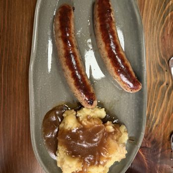 Wells Tavern - Bangers and mash (what the boys chose this evening). - Pubs Near Me - Maryville, Tennessee Wells Tavern - Bangers and mash (what the boys chose this evening). - Pubs Near Me - Maryville, Tennessee