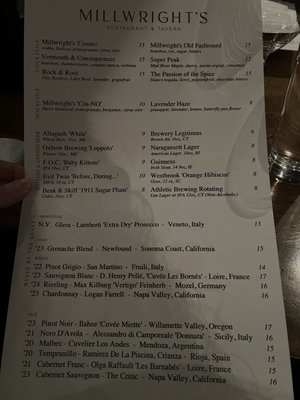 Menu photo 7 Millwright's Simsbury, CT Menu photo 7 Millwright's Simsbury, CT