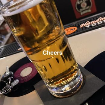 Mad Kat's Restaurant - a pint of beer on a coaster - American Near Me - Brewer, Maine