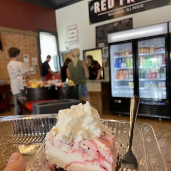 The Red Front - Raspberry ice cream brick. - American Near Me - Nauvoo, Illinois The Red Front - Raspberry ice cream brick. - American Near Me - Nauvoo, Illinois