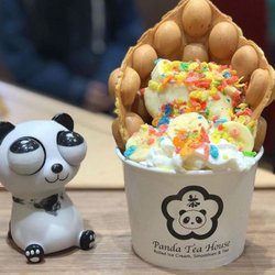 Panda Tea House - Monkey Business with Bubble Waffle