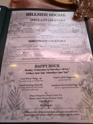 Menu photo 2 Hillside Social Cedar Hill, TX