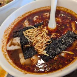 Pork Wonton in Spicy Soup 8 / 红汤辣馄饨8