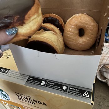 Sip & Dip - Boston Creme and glazed. - Donuts Near Me - Saint Cloud, Florida Sip & Dip - Boston Creme and glazed. - Donuts Near Me - Saint Cloud, Florida