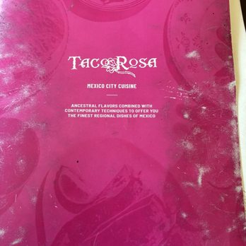 Taco Rosa - Old menu - Mexican Near Me - Irvine, California Taco Rosa - Old menu - Mexican Near Me - Irvine, California