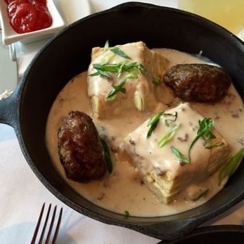 Red Feather Kitchen - Biscuits. Gravy. Sausage. Boom. - New American Near Me - Cincinnati, Ohio Red Feather Kitchen - Biscuits. Gravy. Sausage. Boom. - New American Near Me - Cincinnati, Ohio