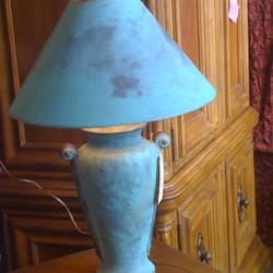 Stellar Consignment - $69 Verdegris Table lamp Two available