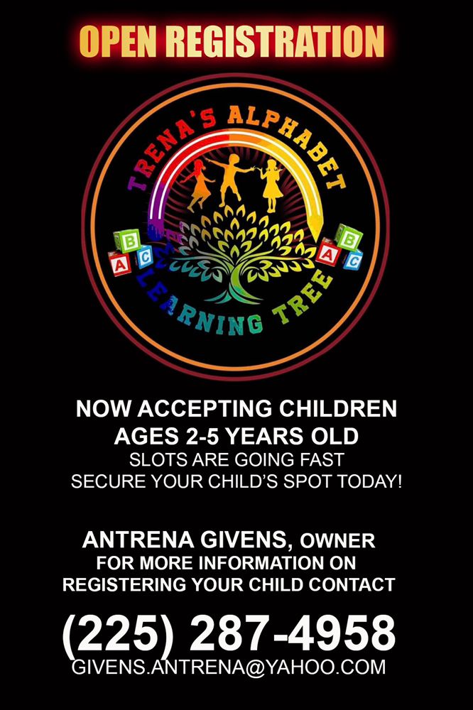 Trena’s Alphabet Learning Tree - childcare center in Baton Rouge, LA