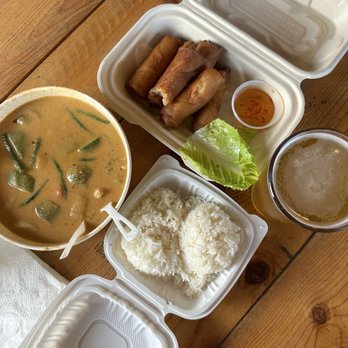 Thai Zapp - Panang curry and spring rolls - Thai Near Me - Kahuku, Hawaii Thai Zapp - Panang curry and spring rolls - Thai Near Me - Kahuku, Hawaii
