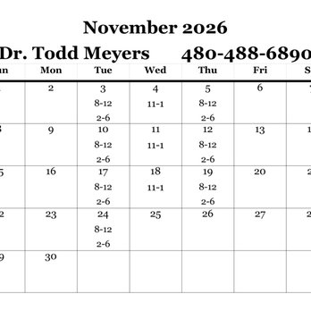 Cave Creek Chiropractic - November Adjusting Hours - Chiropractors Near Me - Cave Creek, Arizona Cave Creek Chiropractic - November Adjusting Hours - Chiropractors Near Me - Cave Creek, Arizona