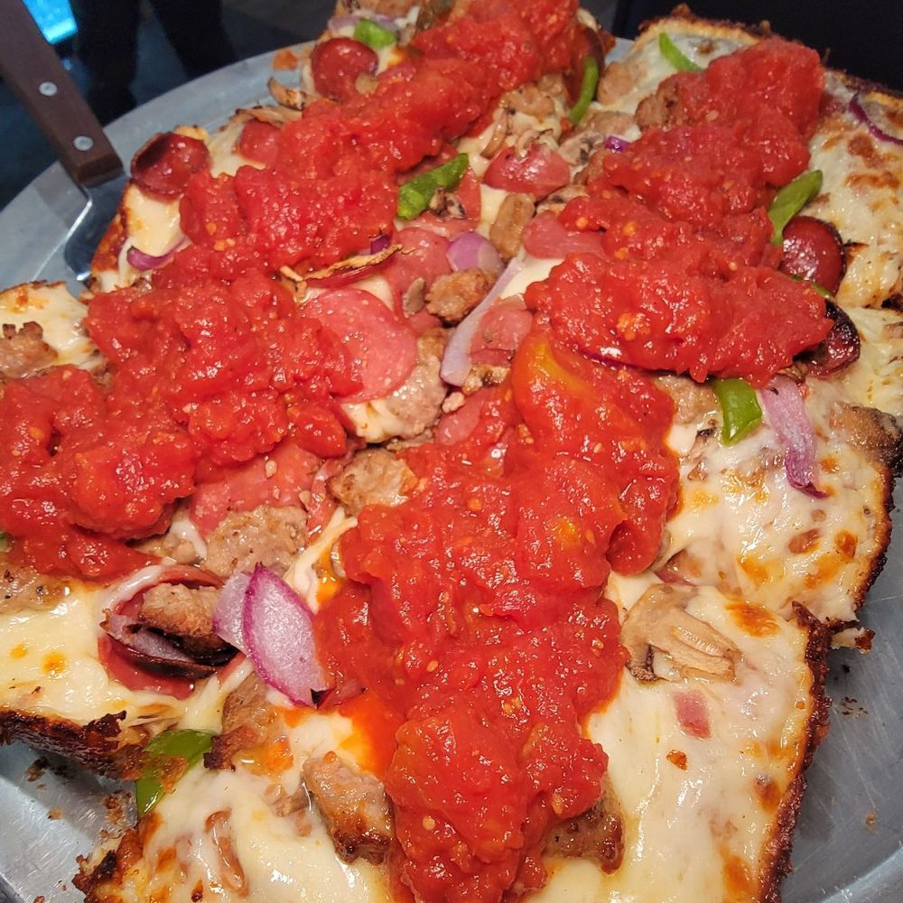 Grand Central Pizza Station - The 5 Boroughs on Detroit Style pizza - Pizza Near Me - Ocoee, Florida Grand Central Pizza Station - The 5 Boroughs on Detroit Style pizza - Pizza Near Me - Ocoee, Florida