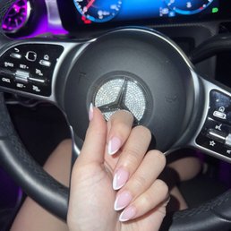 French mani color powder with gel on top ($100) quite pricey French mani color powder with gel on top ($100) quite pricey