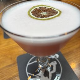Special drink made up by the bartender for me - I requested something with egg whites Special drink made up by the bartender for me - I requested something with egg whites