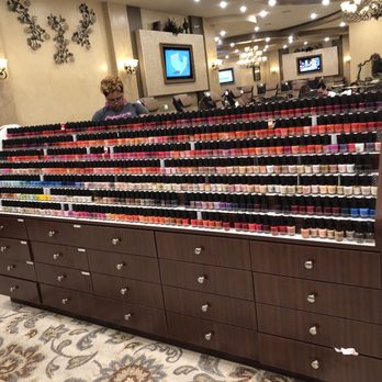 Grand Nail Spa - So many colors - Nail Salons Near Me - Dallas, Texas