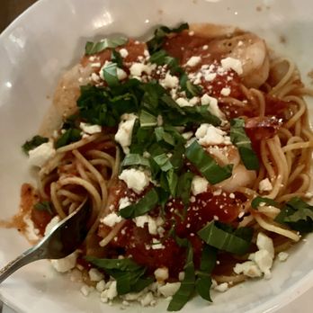 Parizade - Spaghetti with shrimp - Mediterranean Near Me - Durham, North Carolina