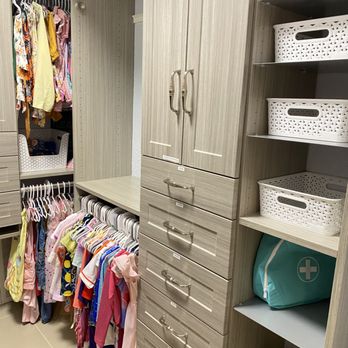 The Organized Couple - Categorized Girls Closet - Home Organization Near Me The Organized Couple - Categorized Girls Closet - Home Organization Near Me