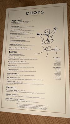 Menu photo 8 Choi's San Diego, CA