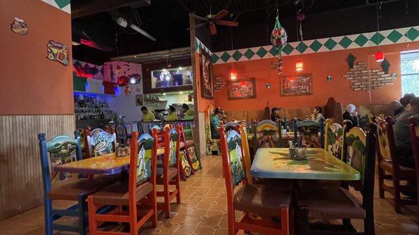 Photo of Julios - Quinton, VA, US. the interior of a mexican restaurant