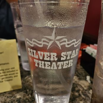 Silver Star Theater - Water. Also had a Dr. Pepper with lemon. - Performing Arts Near Me - Mesa, Arizona